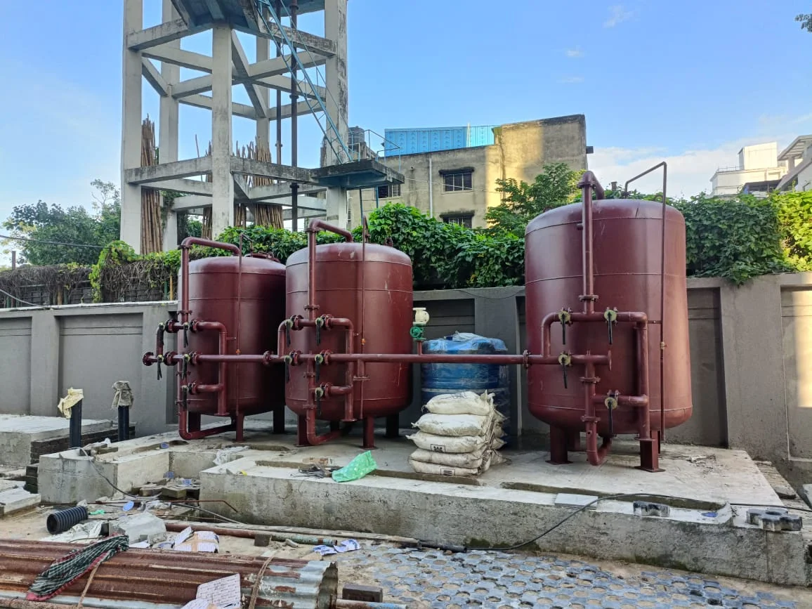 Industrial water treatment tanks