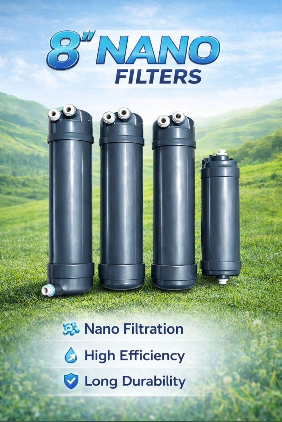 8-inch Nano filters