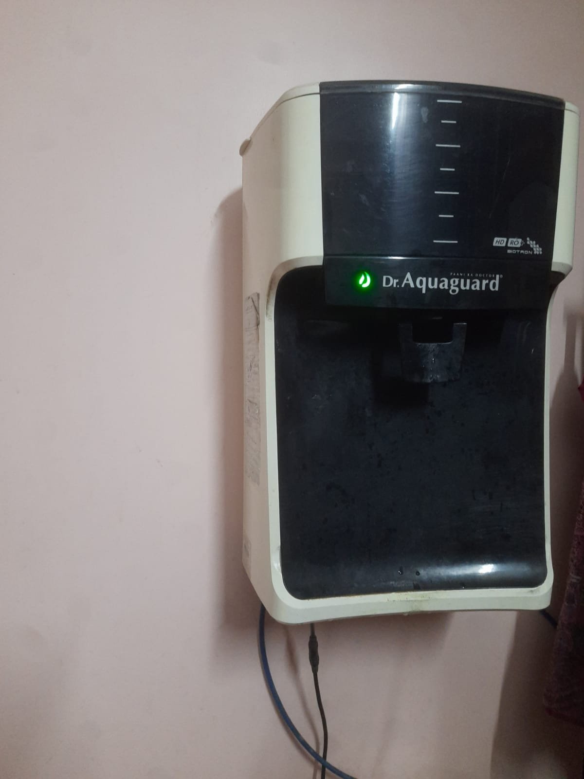 Dr. Aquaguard installed unit
